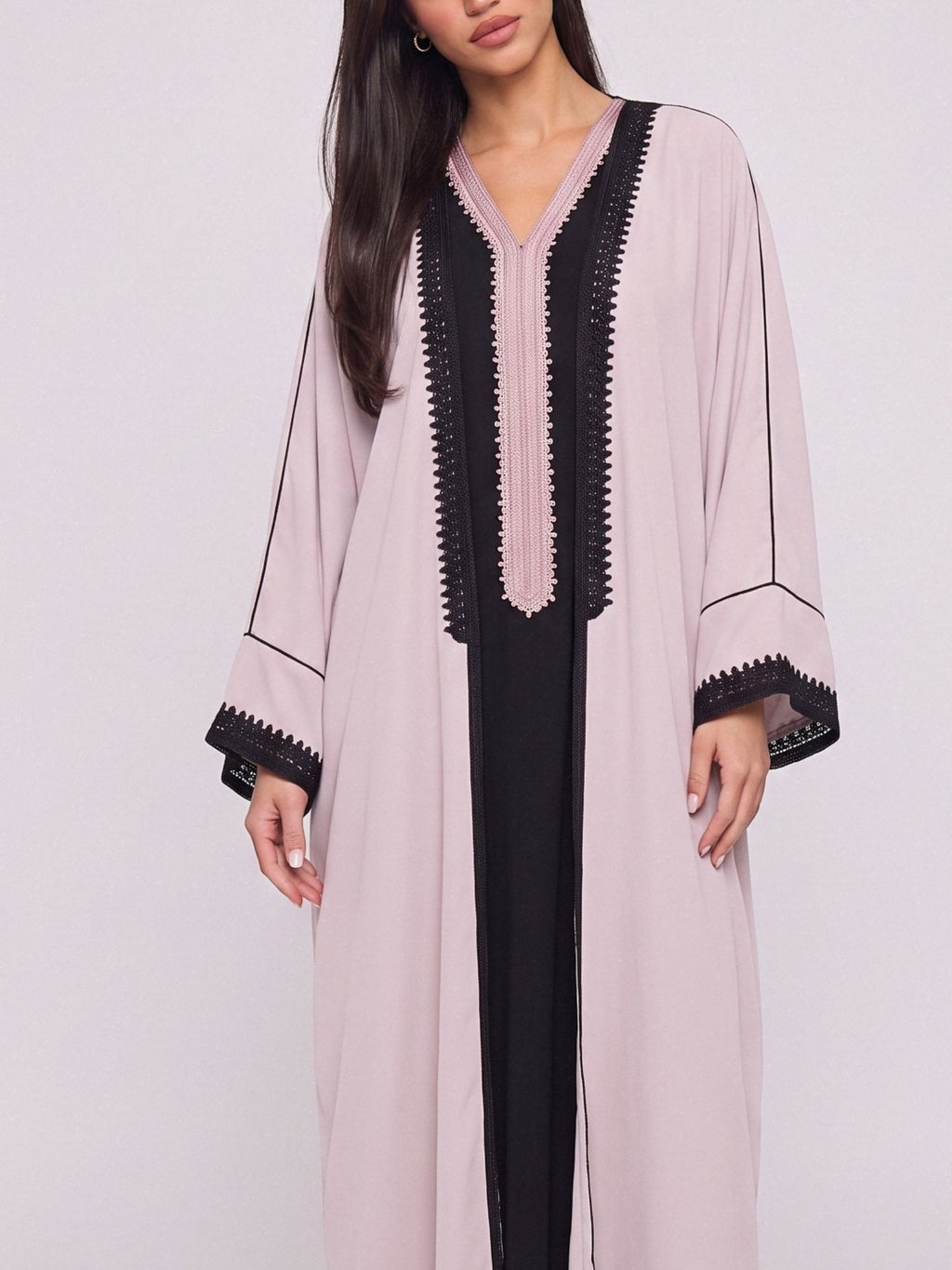 Kimono deux pièces Col V - Baby Rose