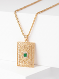 Collier Louh - Émeraude