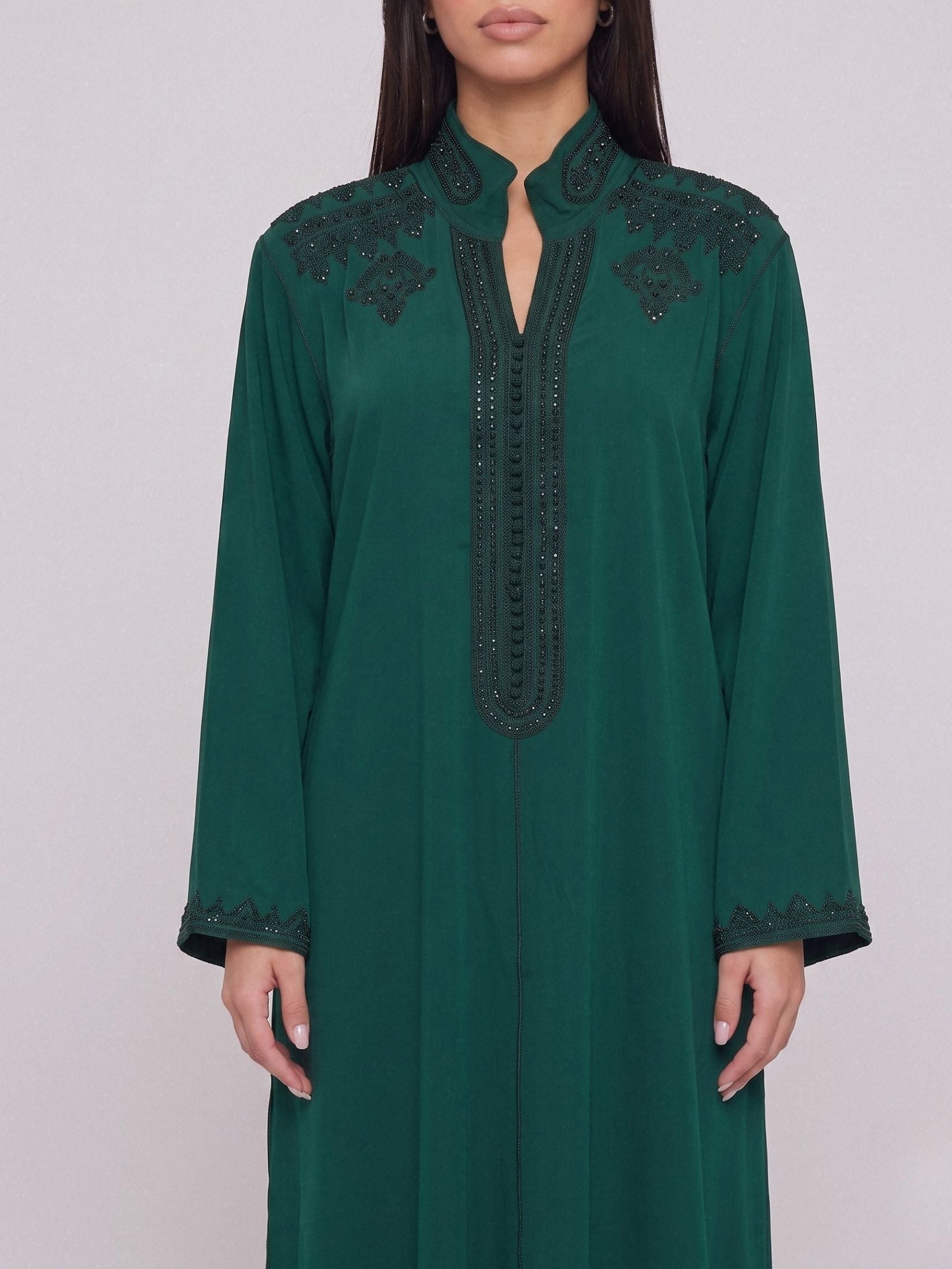 Gandoura Lueur - Vert Roi