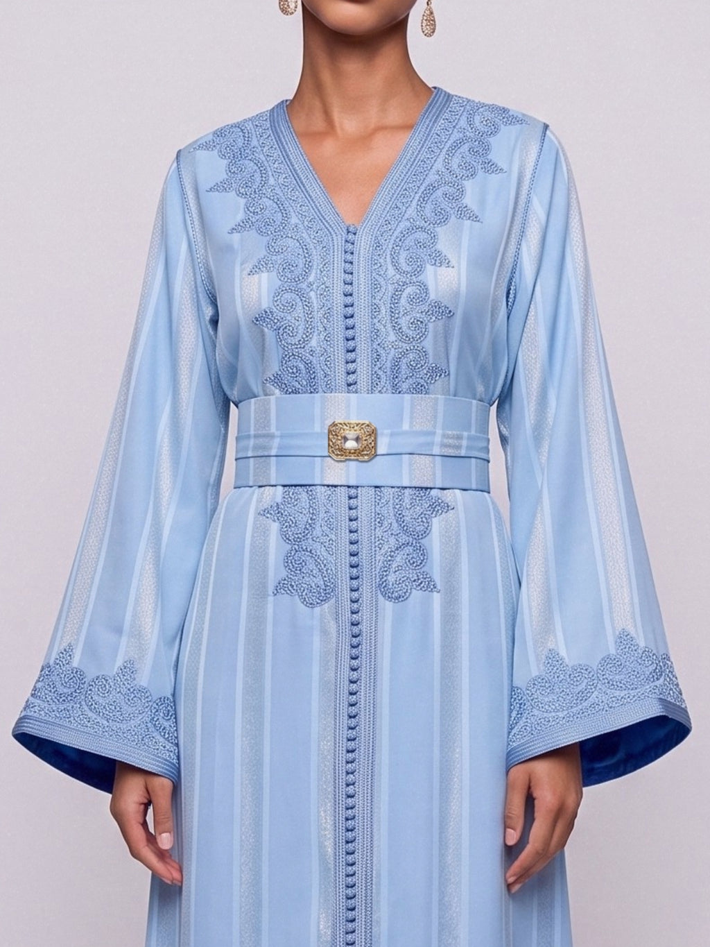 Caftan Jawhara - Baby blue