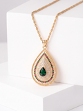 Collier Qatra — Vert Emeraude
