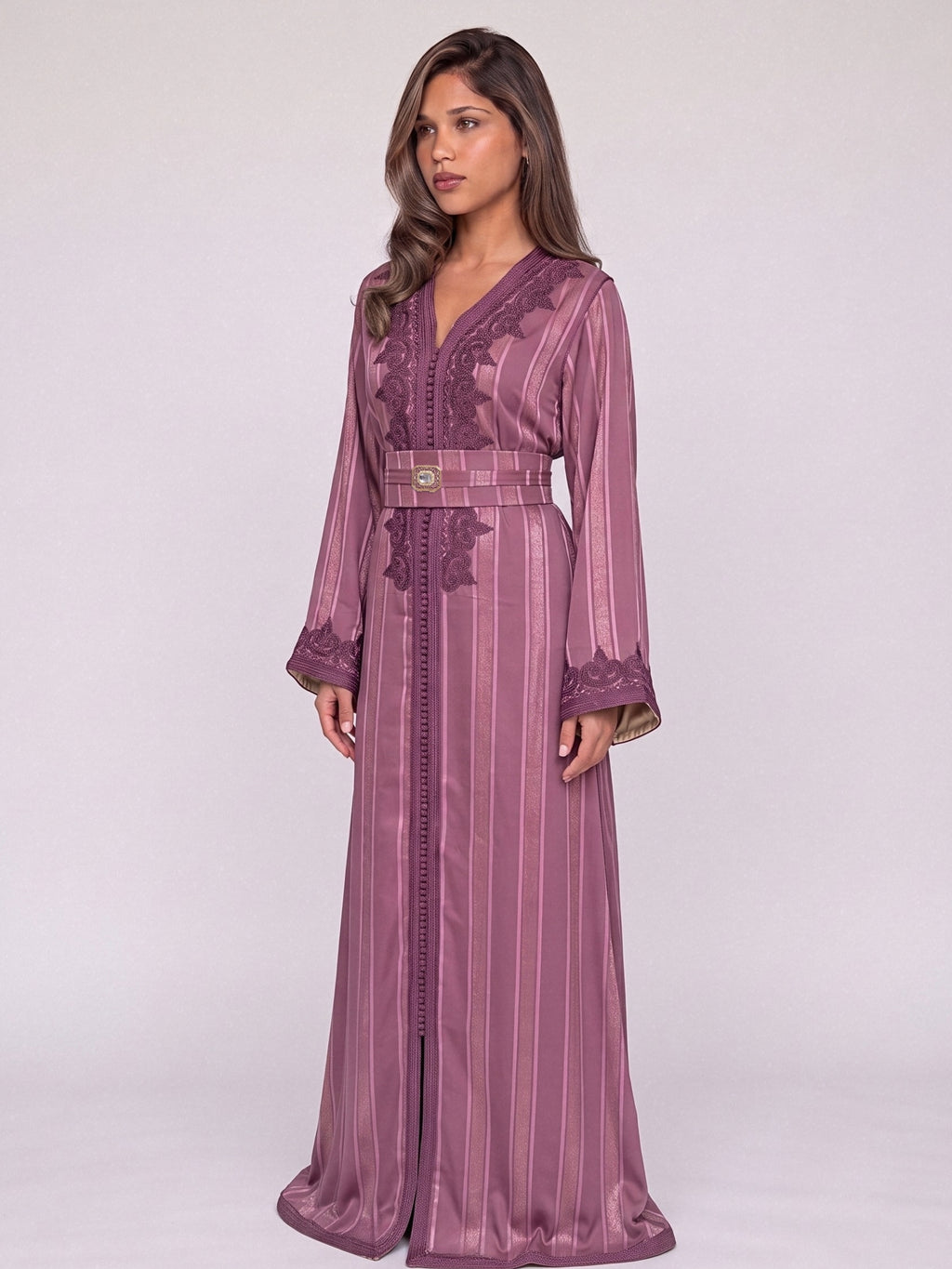 Caftan Jawhara - Powder Pink