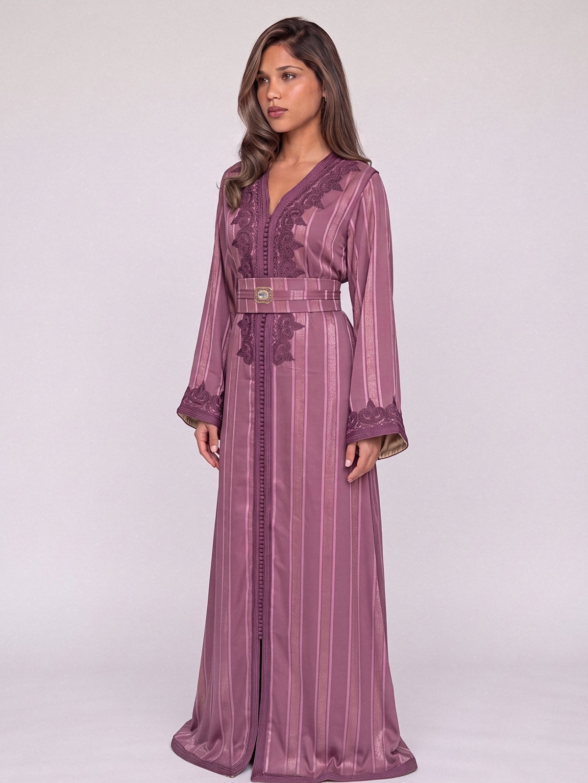 Caftan Jawhara - Powder Pink