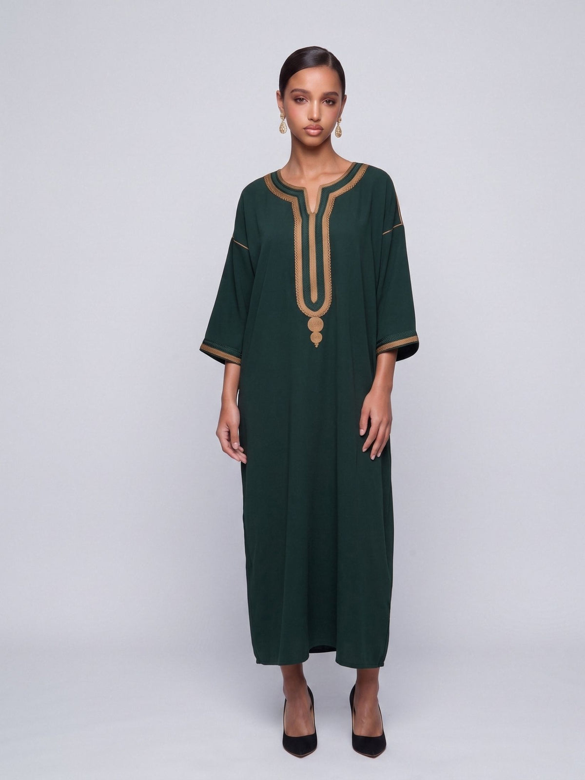 Gandoura Dewdrop - Vert Sapin