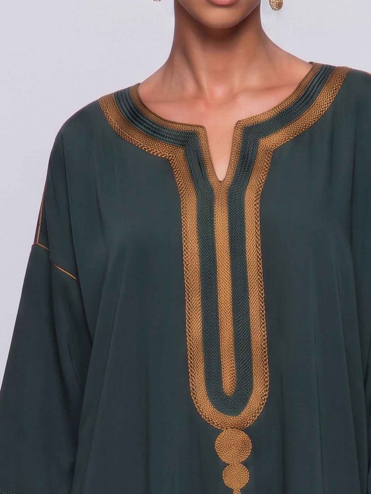 Gandoura Dewdrop - Vert Sapin